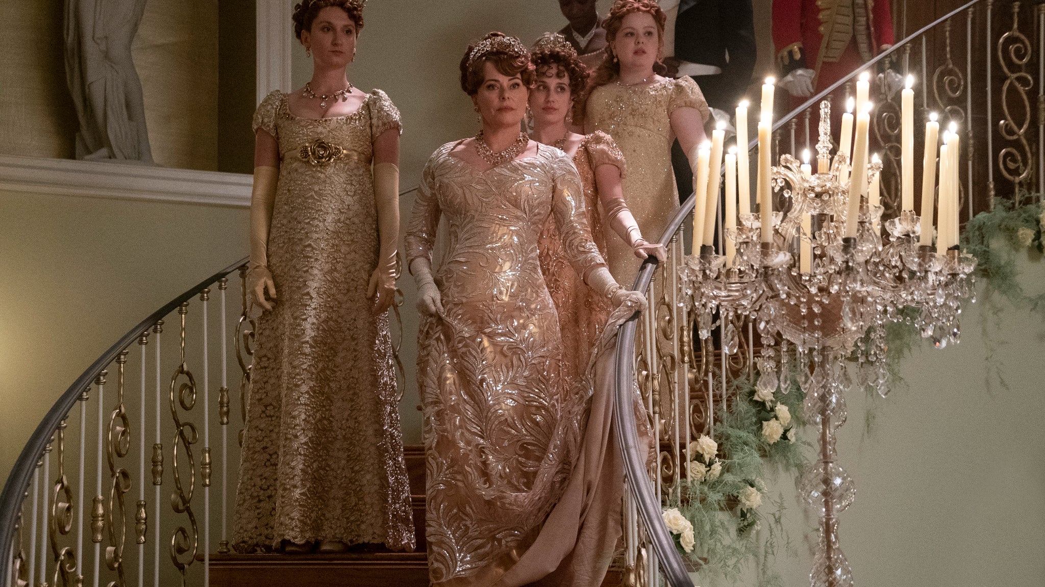 La famille Featherington semble attendre l'invention de l'ascenseur 