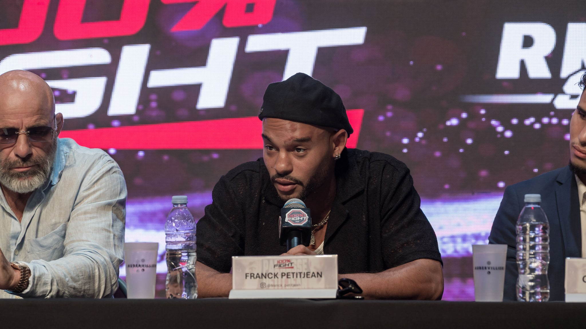 Franck Petitjean lors de la conférence de presse, le 11 septembre à L'Embarcadère (Aubervilliers).