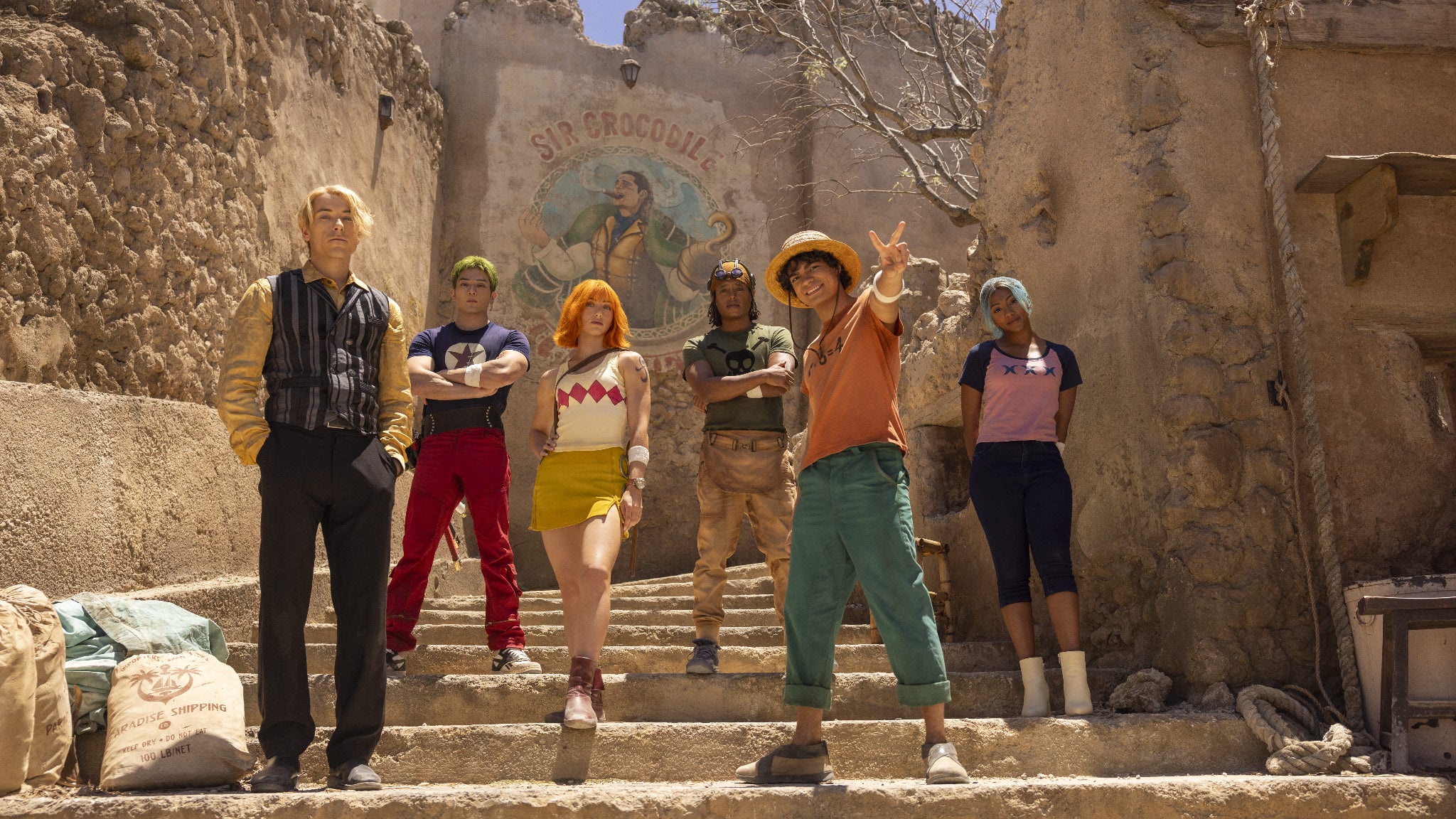 La photo du casting de "One Piece" sur le tournage de la saison 3