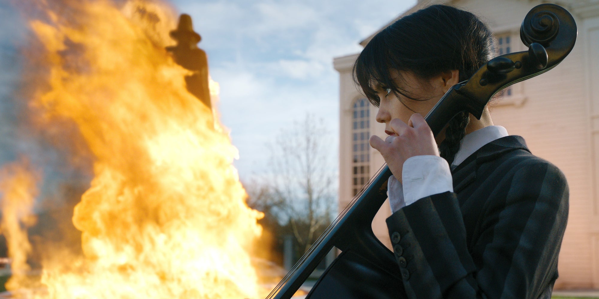 Mercredi Addams (Jenna Ortega) dans l'épisode 3 de la saison 1 de "Mercredi" sur Netflix.