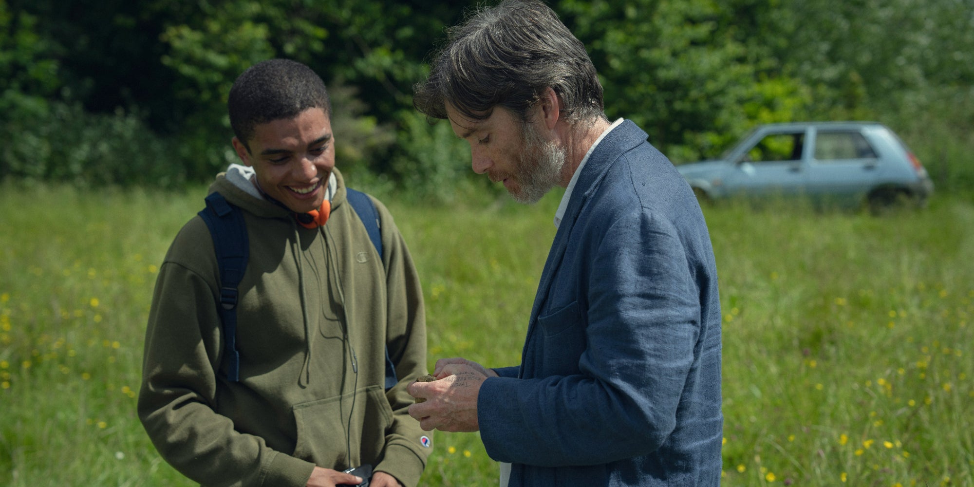 Jay Lycurgo et Cillian Murphy dans le film ''Steve'', à découvrir dès maintenant sur Netflix.
