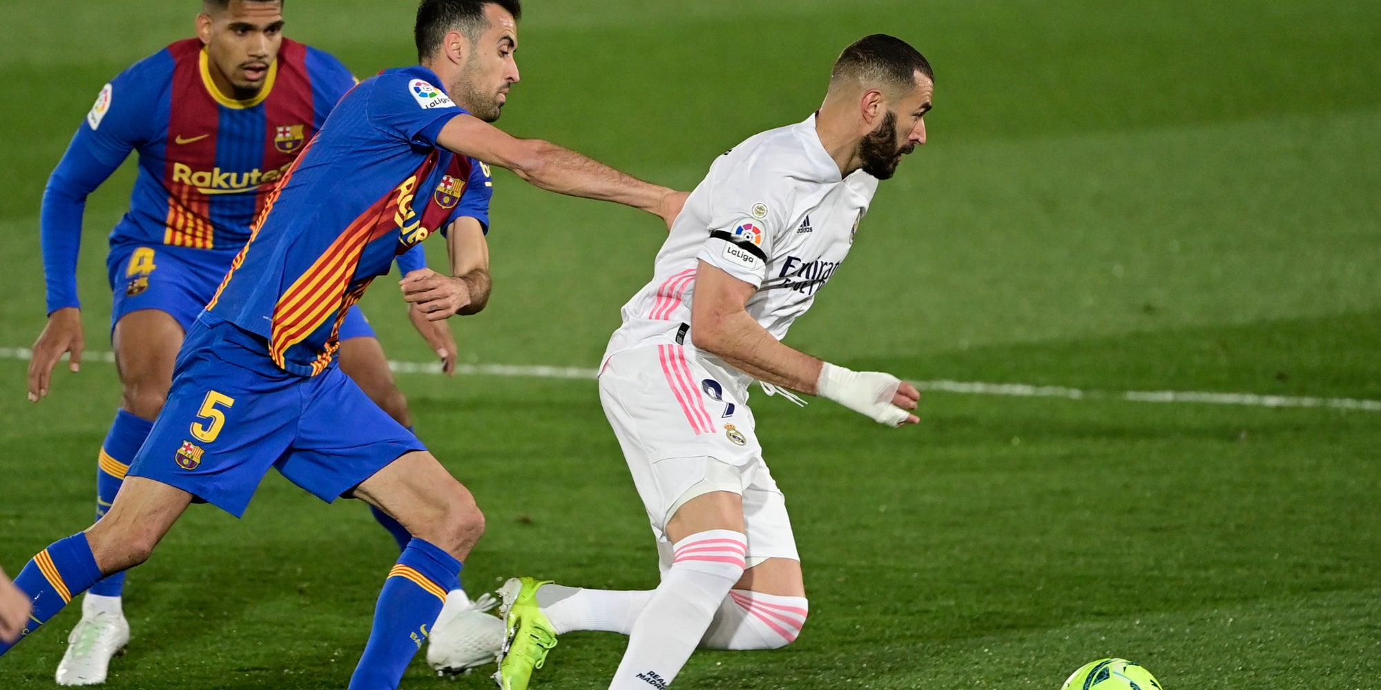 Real Madrid - FC Barcelone en Liga, le 10 avril 2021 à Santiago Bernabeu, Madrid