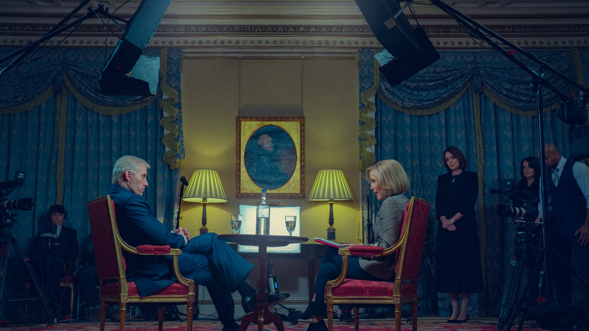Un face à face légendaire se prépare sur Netflix avec Gillian Anderson en Emily Maitlis et Rufus Sewel en prince Andrew.