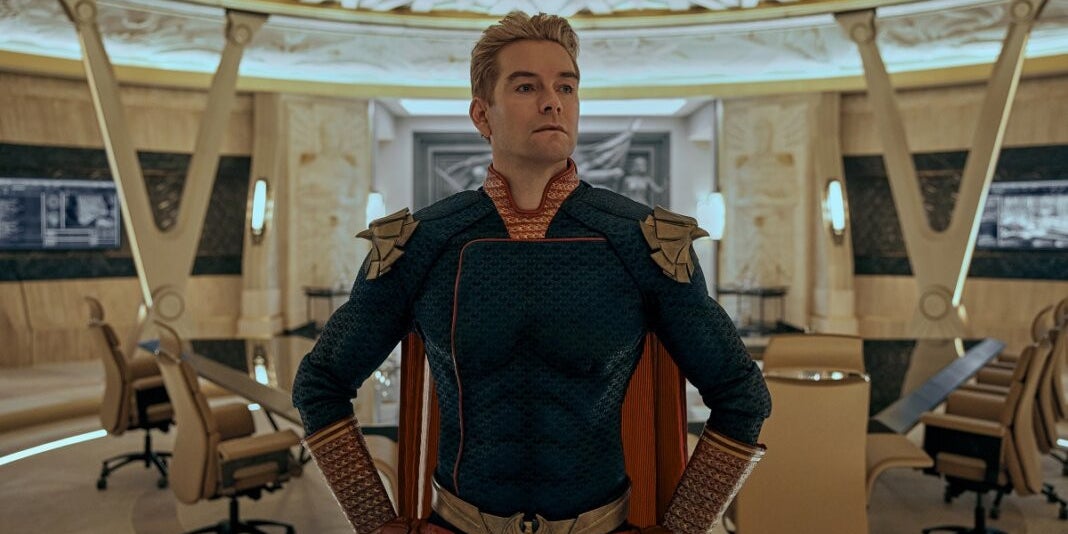 Homelander (Antony Starr) dans la saison 3 de The Boys sur Prime Video