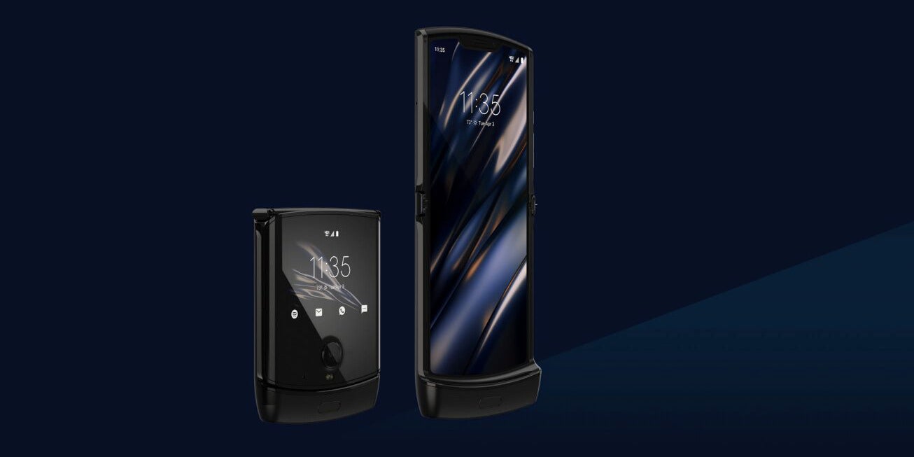 Le RAZR, premier smartphone pliable de Motorola.