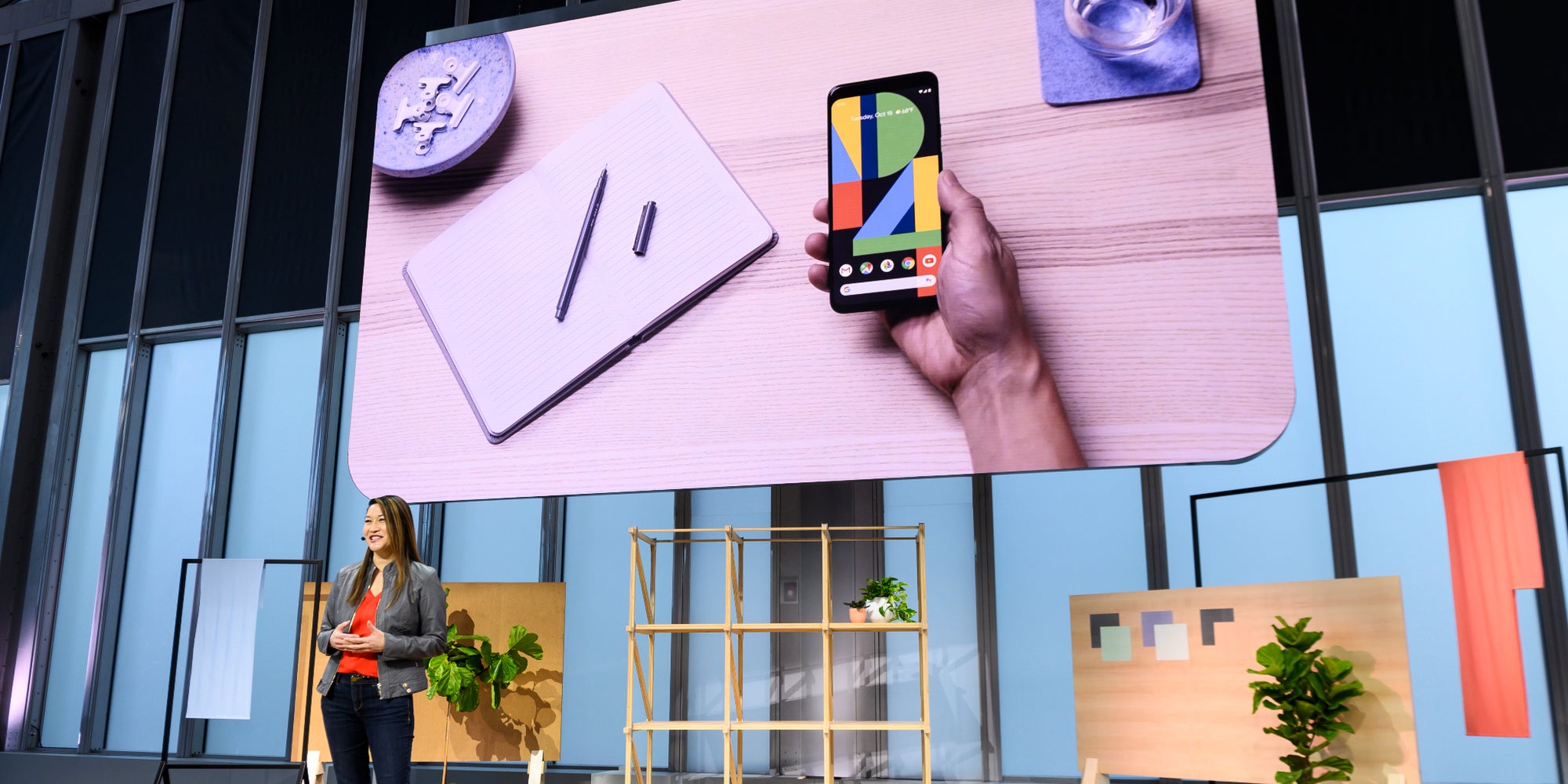 Présentation du Google Pixel 4 à New York, le 15 octobre 2019. 