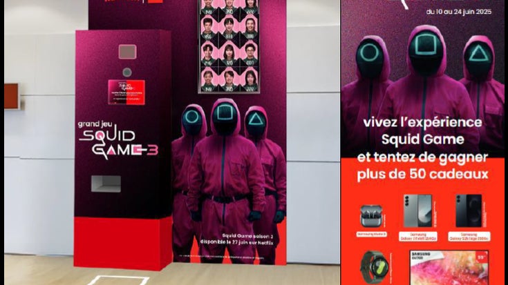 Participez au Grand Jeu Squid Game en magasin SFR et tentez de remporter un joli cadeau parmi de nombreux lots !