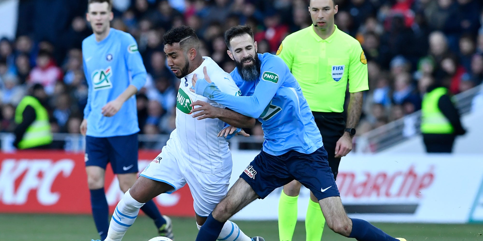 Trélissac affrontait l'Olympique de Marseille en 32e de finales de la Coupe de France, le dimanche 5 janvier 2020 à Limoges
