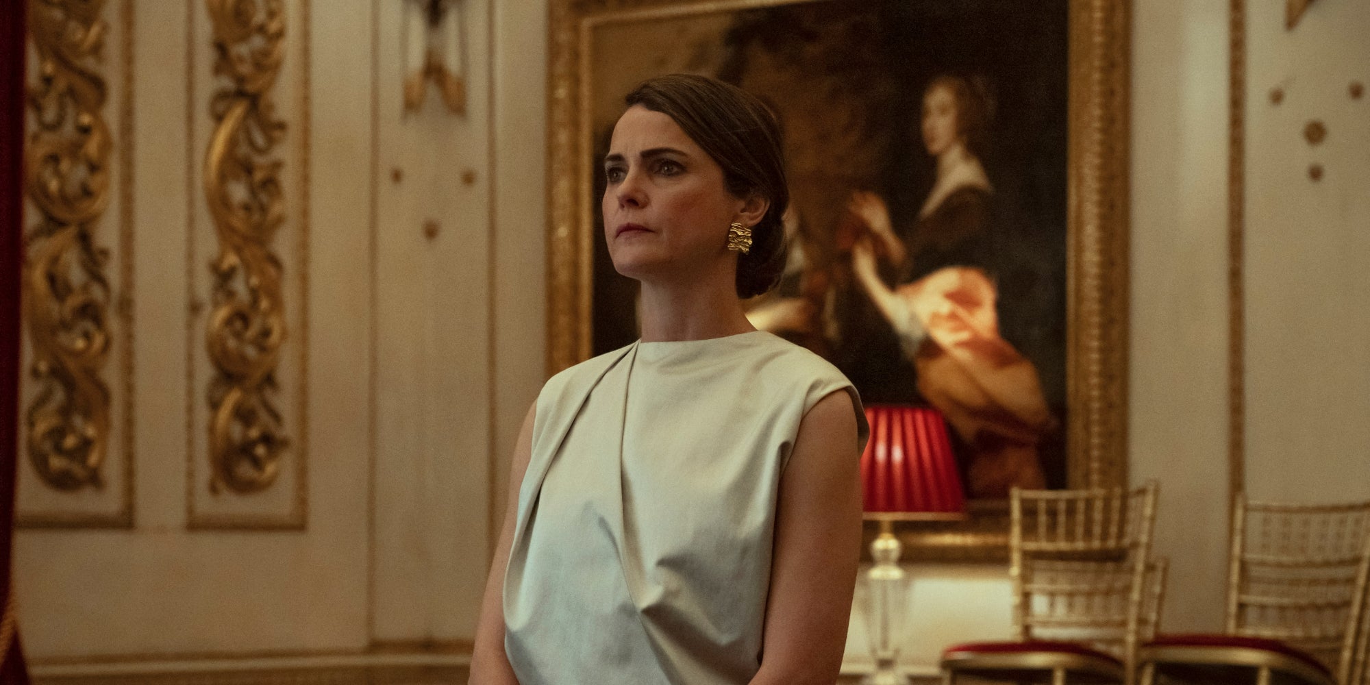 Keri Russell incarne Kate Wyler dans ''La Diplomate''.