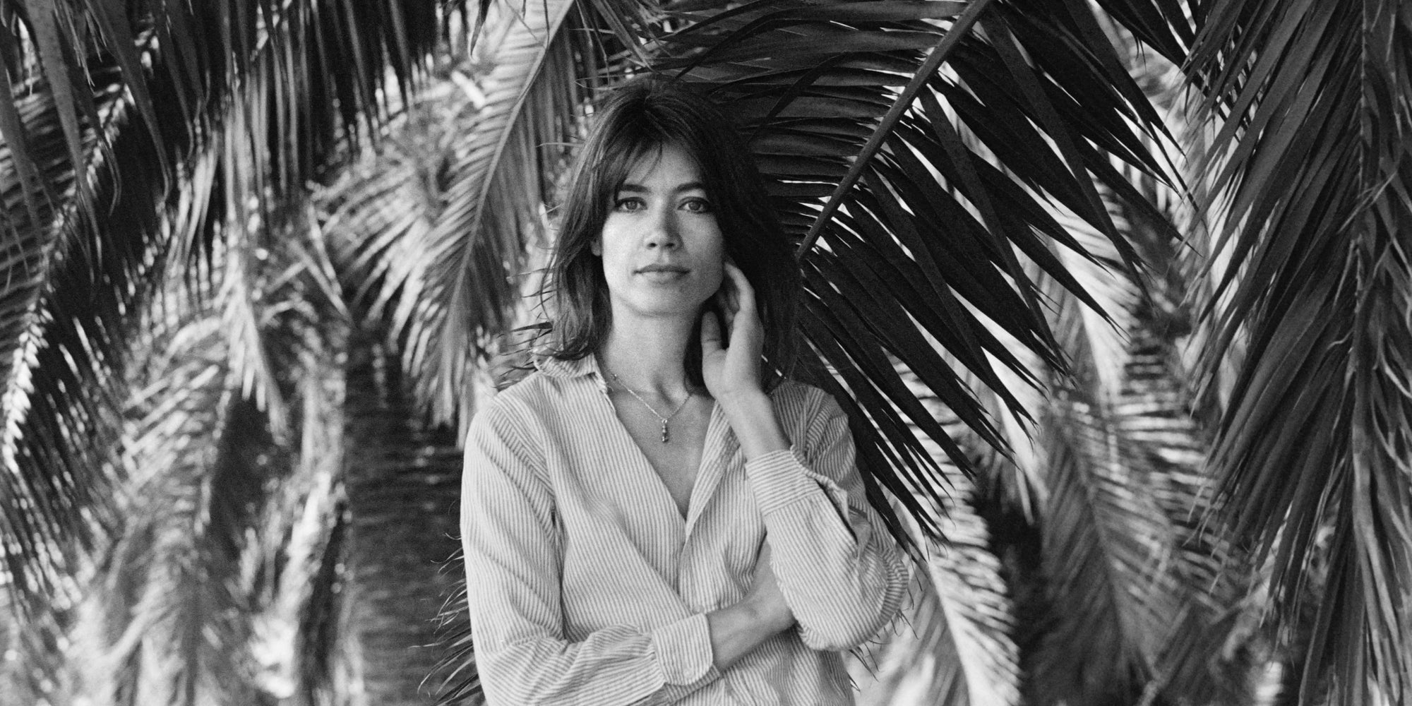 Françoise Hardy à Calvi, le 12 août 1977. 