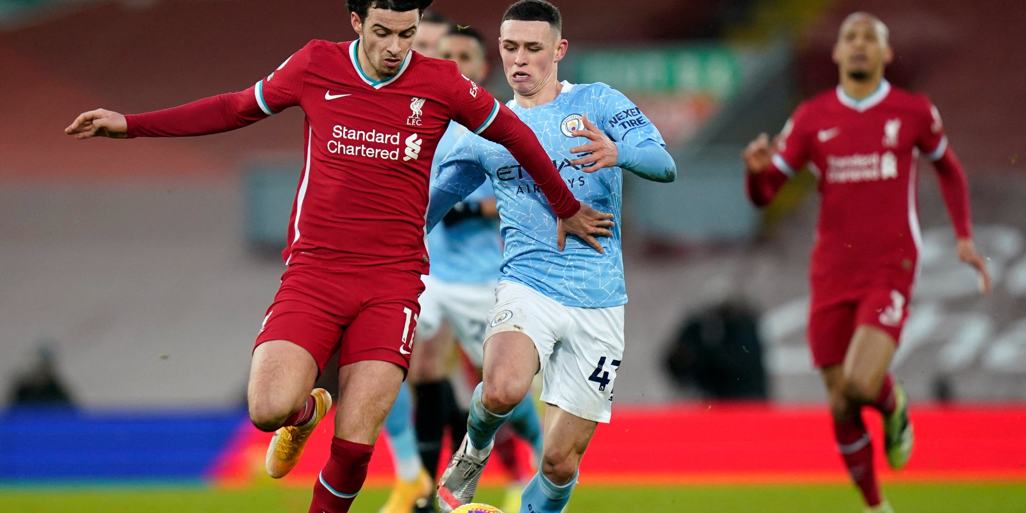 Liverpool-Manchester City en Premier League, le 7 février 2021 à Anfield, Liverpool