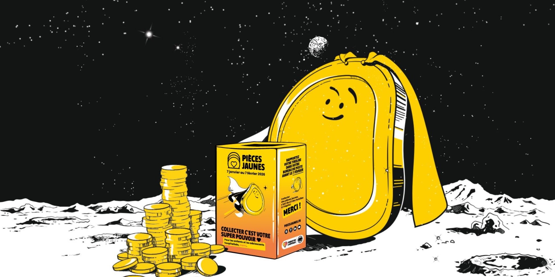 Les Pièces Jaunes permettent de financer des projets visant à améliorer le quotidien des enfants et adolescents hospitalisés.