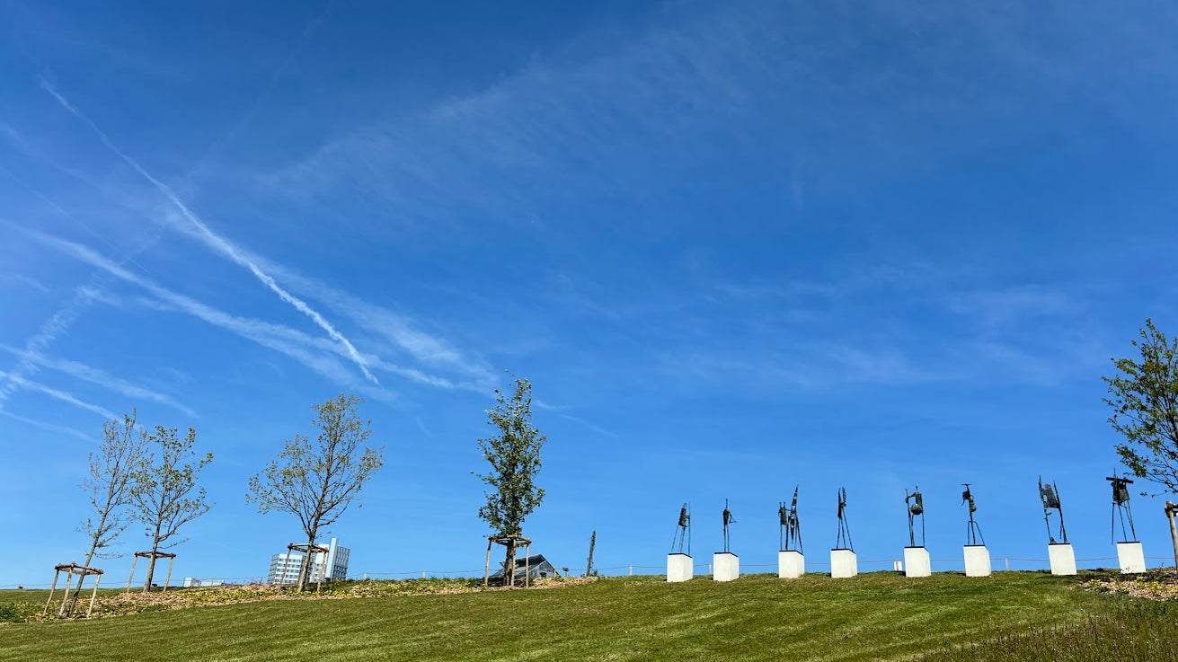 Une autre vue depuis le parc Gauthier Mougin.