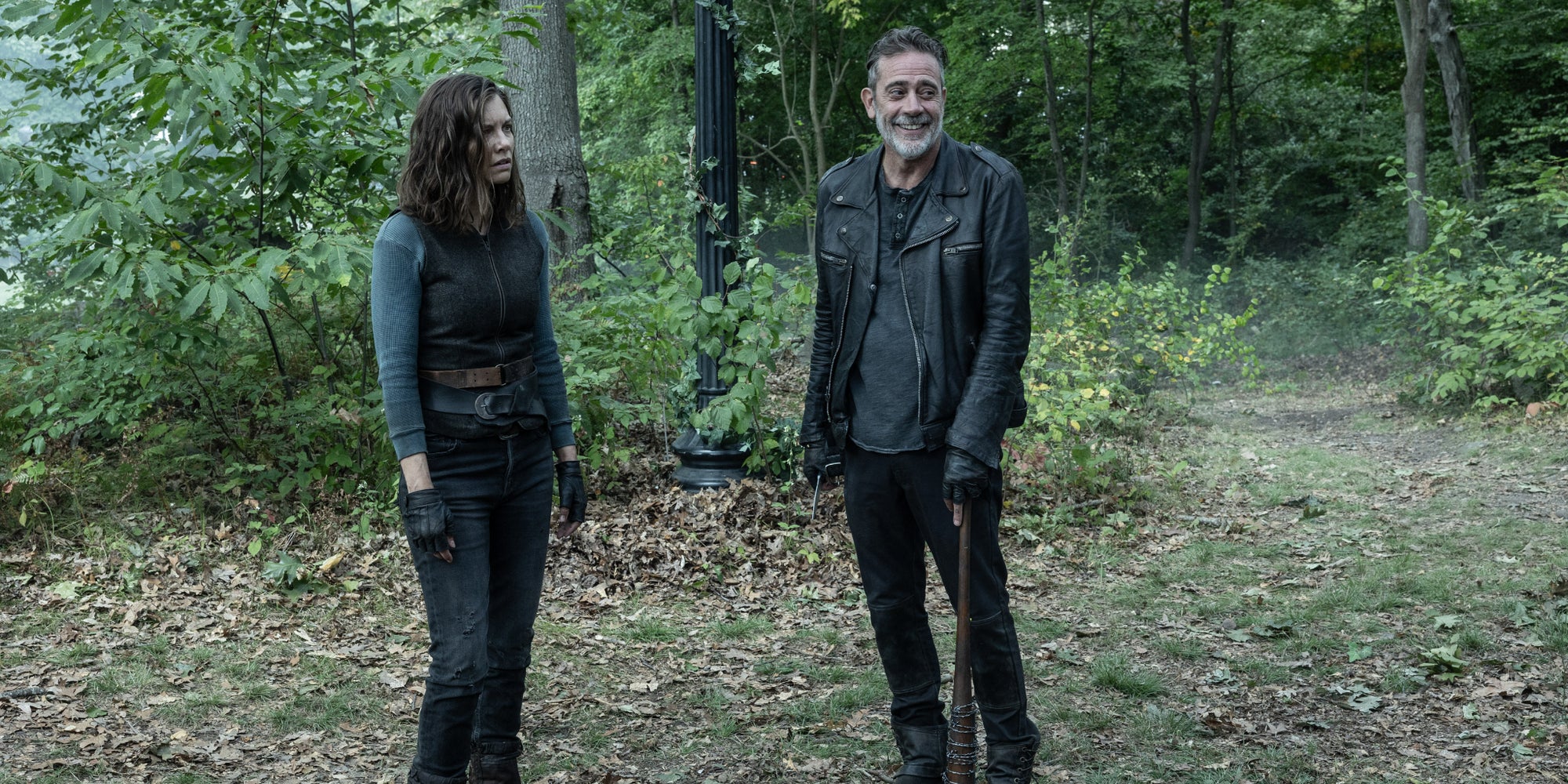Maggie (Lauren Cohan) et Neagan (Jeffrey Dean Morgan) se retrouvent dans la saison 3 de "The Walking Dead : Dead City".