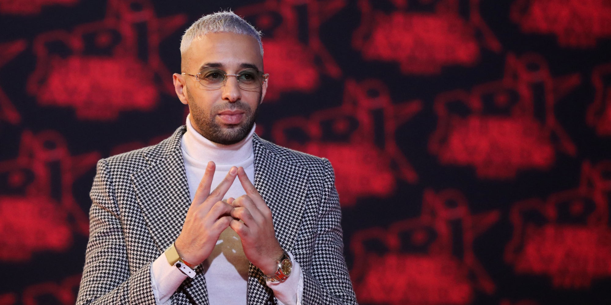 Naps aux NRJ Music Awards, le 20 novembre 2021 au Festival de Cannes