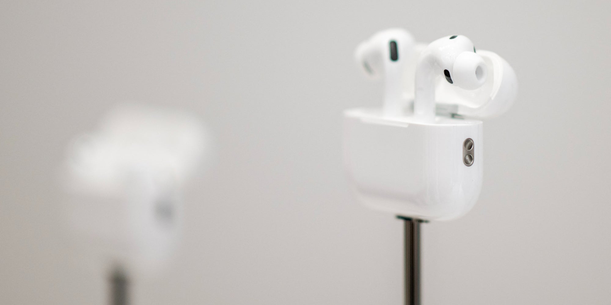 Les AirPods Pro 3 présentés sur le campus Apple Park à Cupertino, en Californie, le 9 septembre 2025.