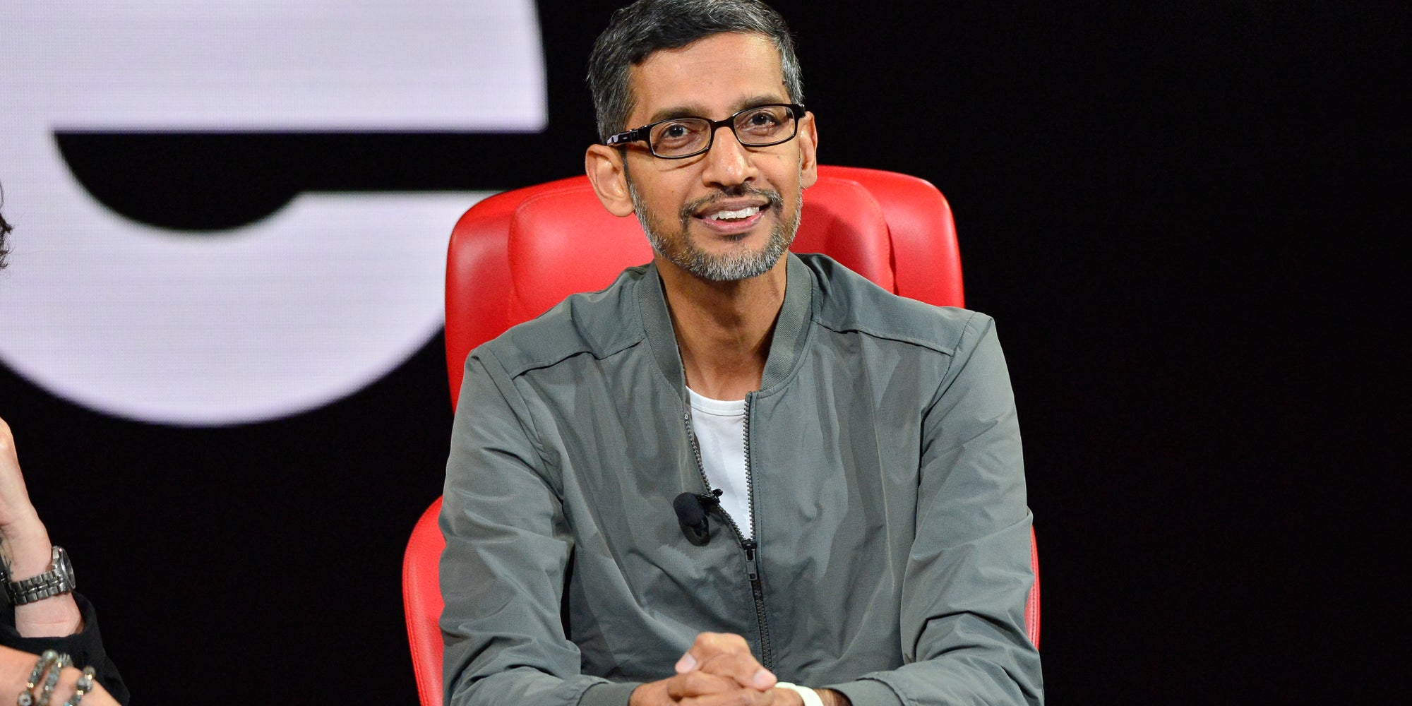 Sundar Pichai, le patron de Google, lors de la conférence Code 2022, à Beverly Hills, le 6 septembre 2022.