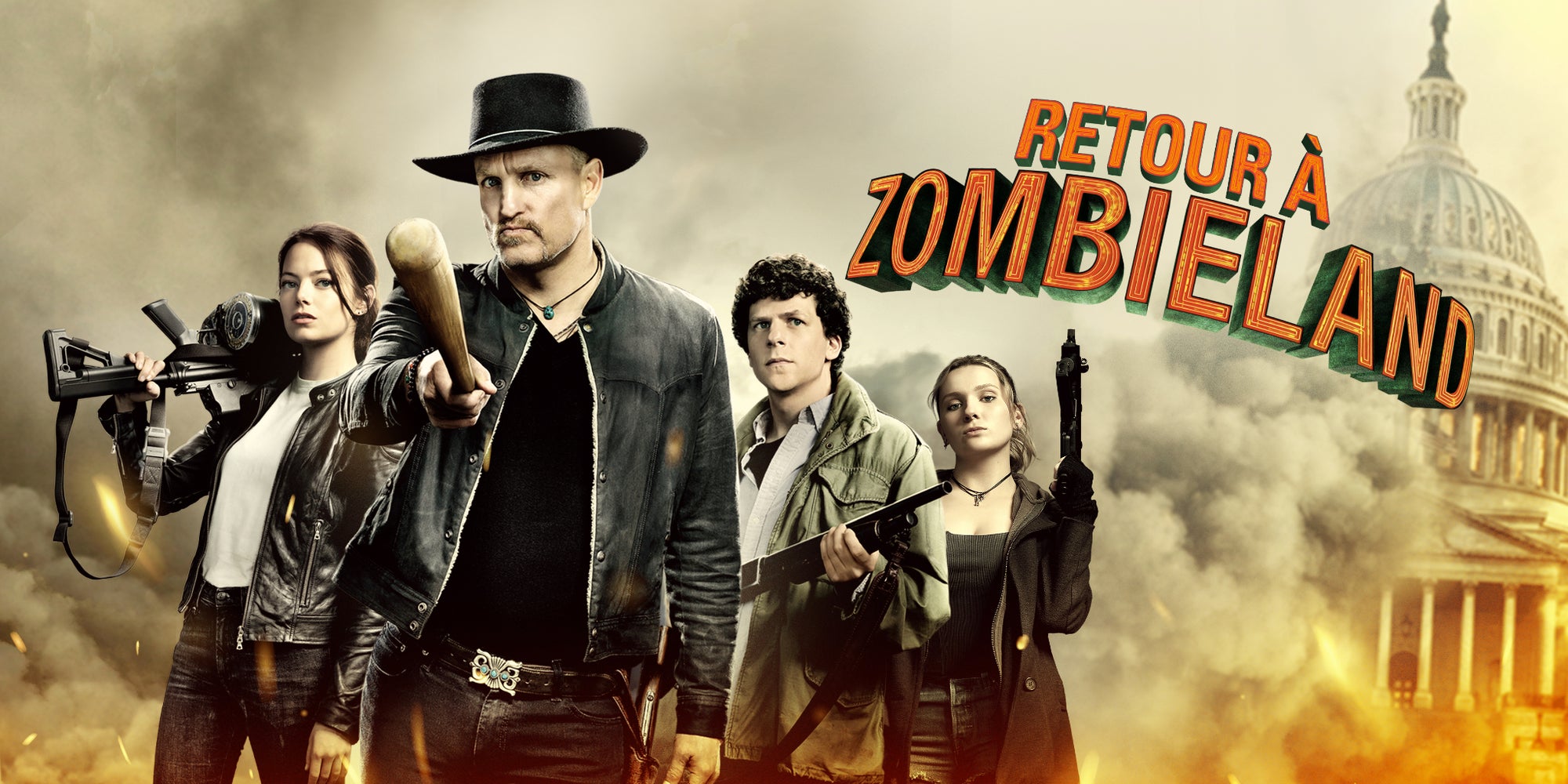 Woody Harreslon, Emma Stone et Jesse Eisenberg sont de Retour à Zombieland