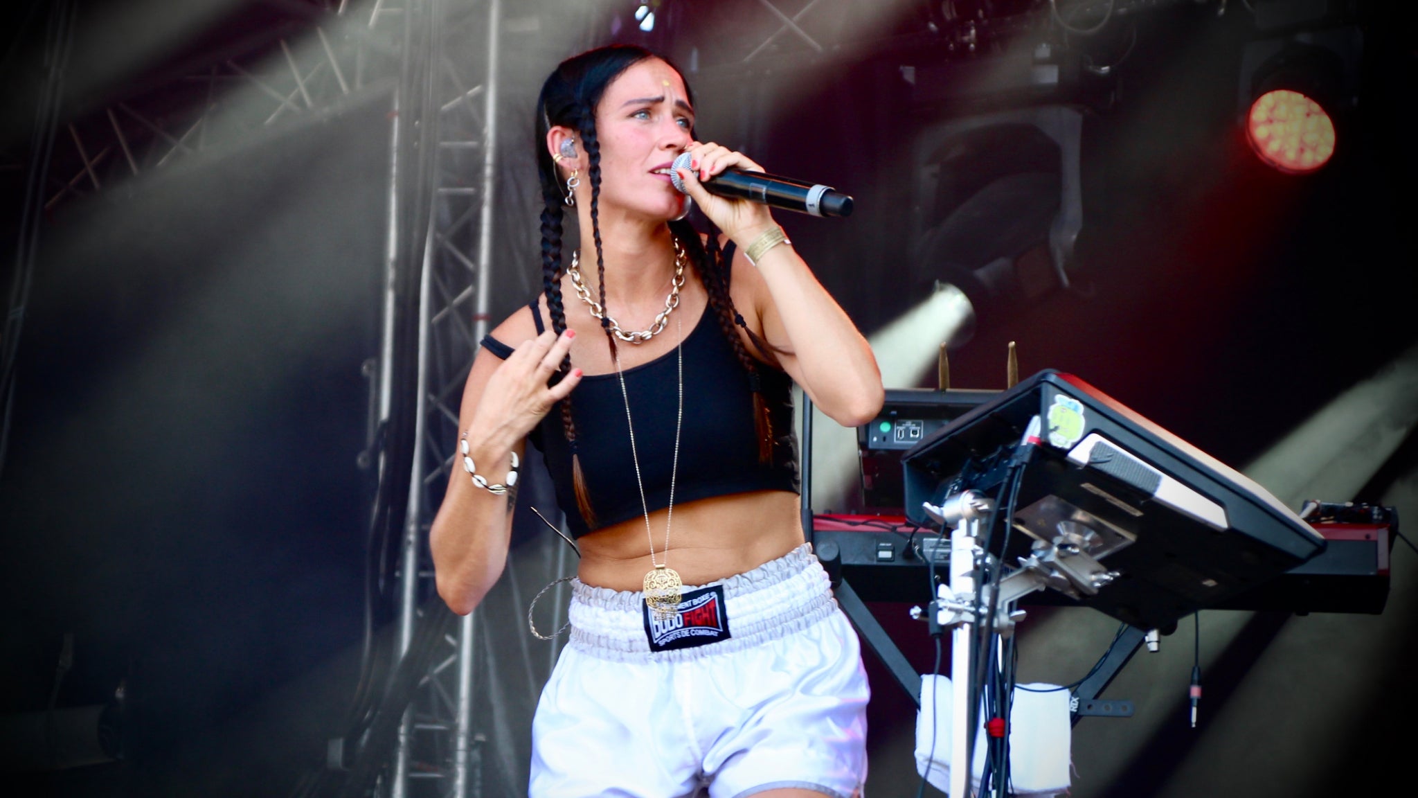 Le concert de La Chica n'a pas aidé à faire descendre la température : 40°C au soleil à 14h00