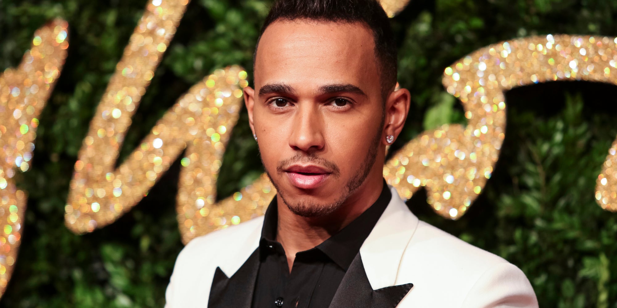 Lewis Hamilton aux British Fashion Awards à Londres, le 23 novembre 2015. 