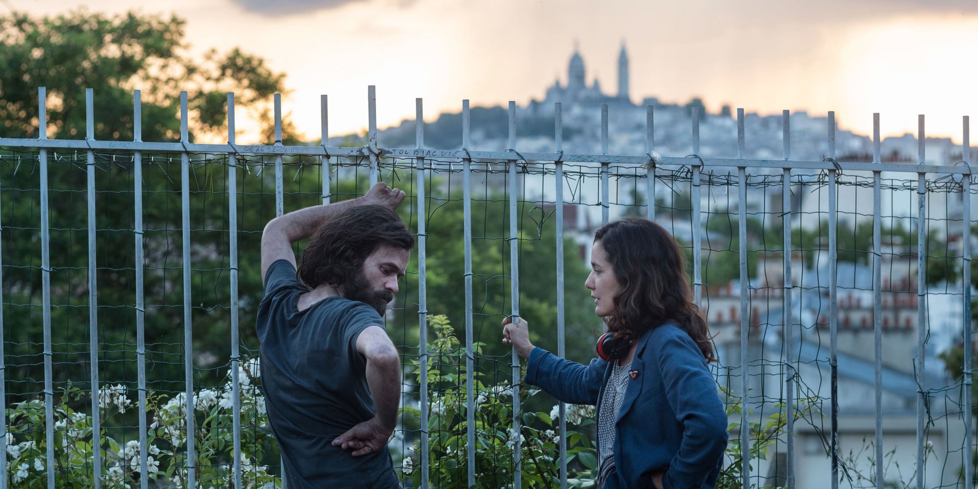 Romain Duris et Cathy Vernet, interprète et réalisatrice de Vernon Subutex.