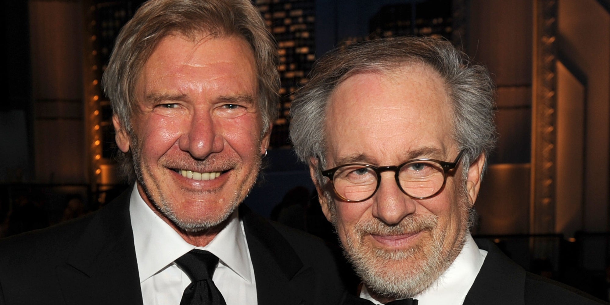 Steven Spielberg et Harrison Ford à la 38e édition de l'AFI Life Achievement Award en juin 2010.