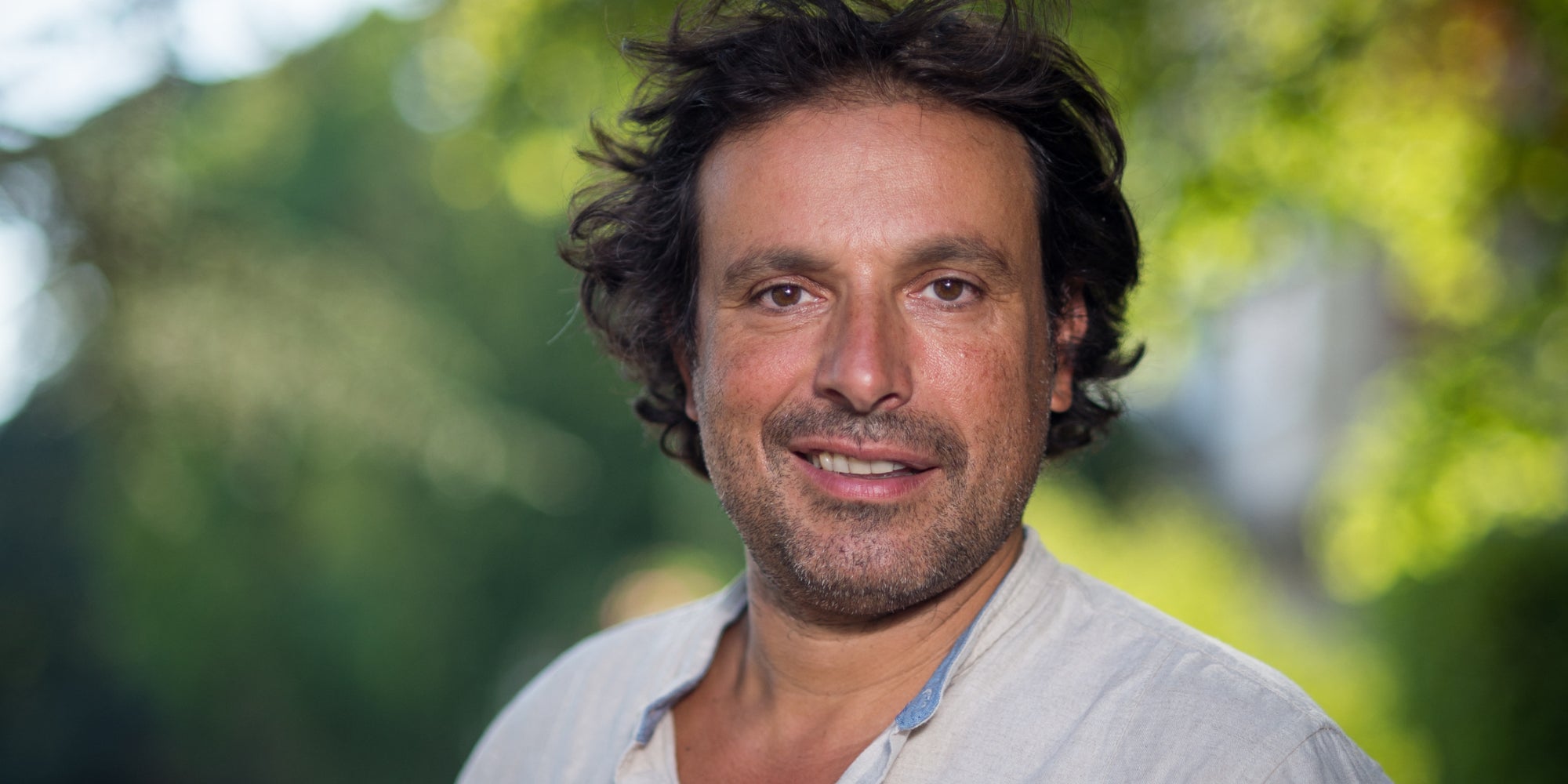 Bruno Salomone lors d’un évènement littéraire à Chanceaux-près-Loches, le 25 août 2019.