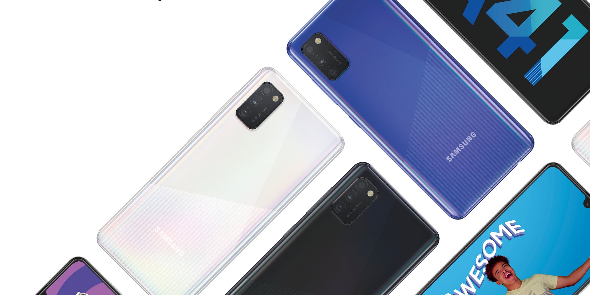 Découvrez le petit dernier de la fameuse série A de Samsung, dédiée aux smartphones milieu de gamme : le Galaxy A41.