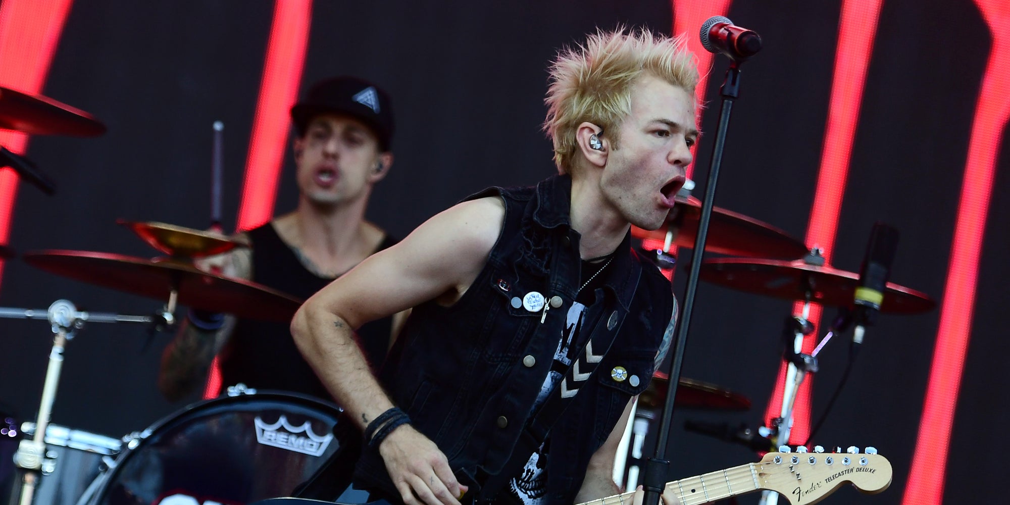 Sum 41 lors de son passage au fesival Sziget à Budapest en 2016