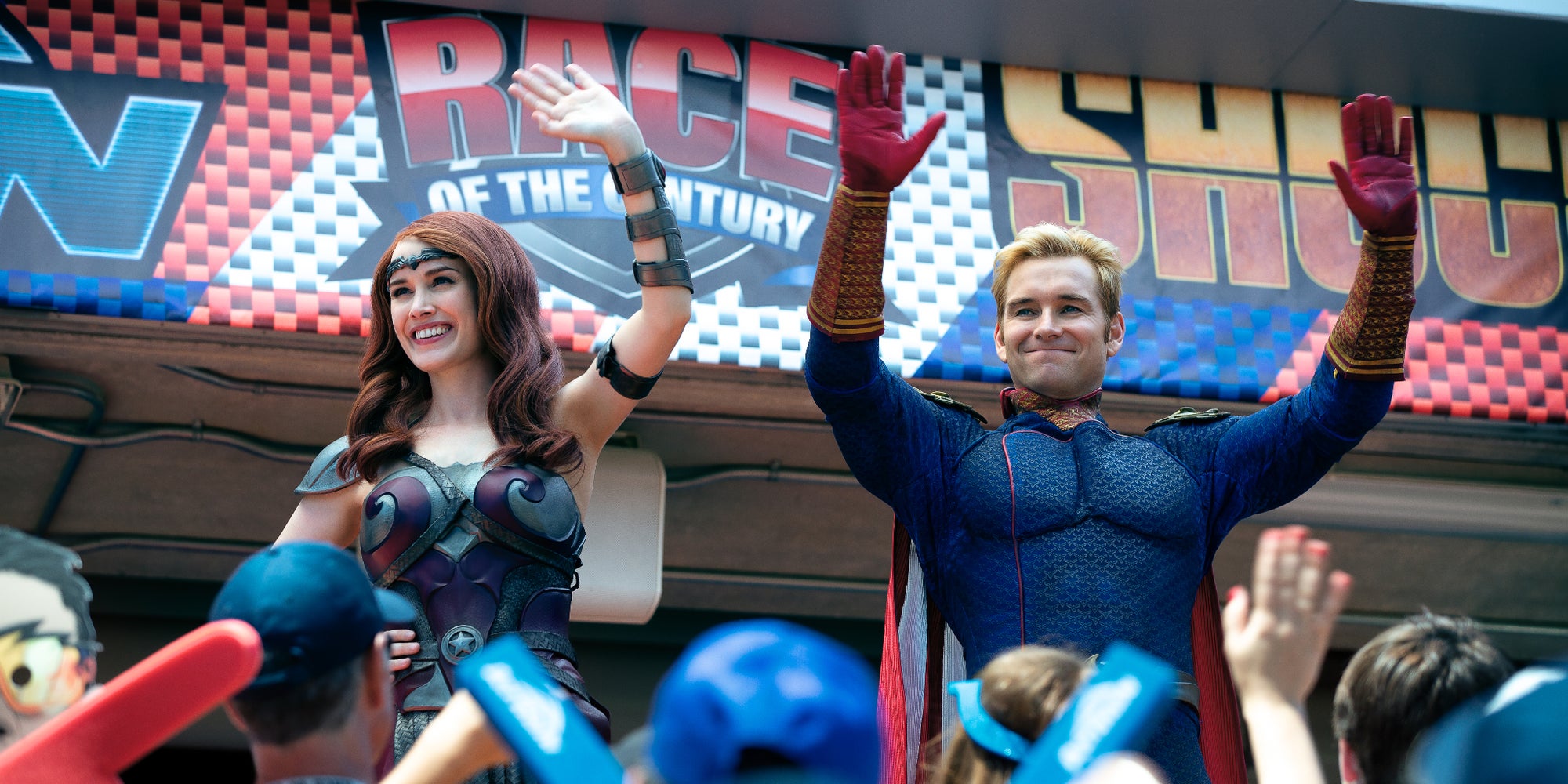 Retrouvez la Reine Maeve (Dominique McElligott) et le Protecteur (Antony Starr) dans la saison 2 de "The Boys", prochainement sur Amazon Prime Video.