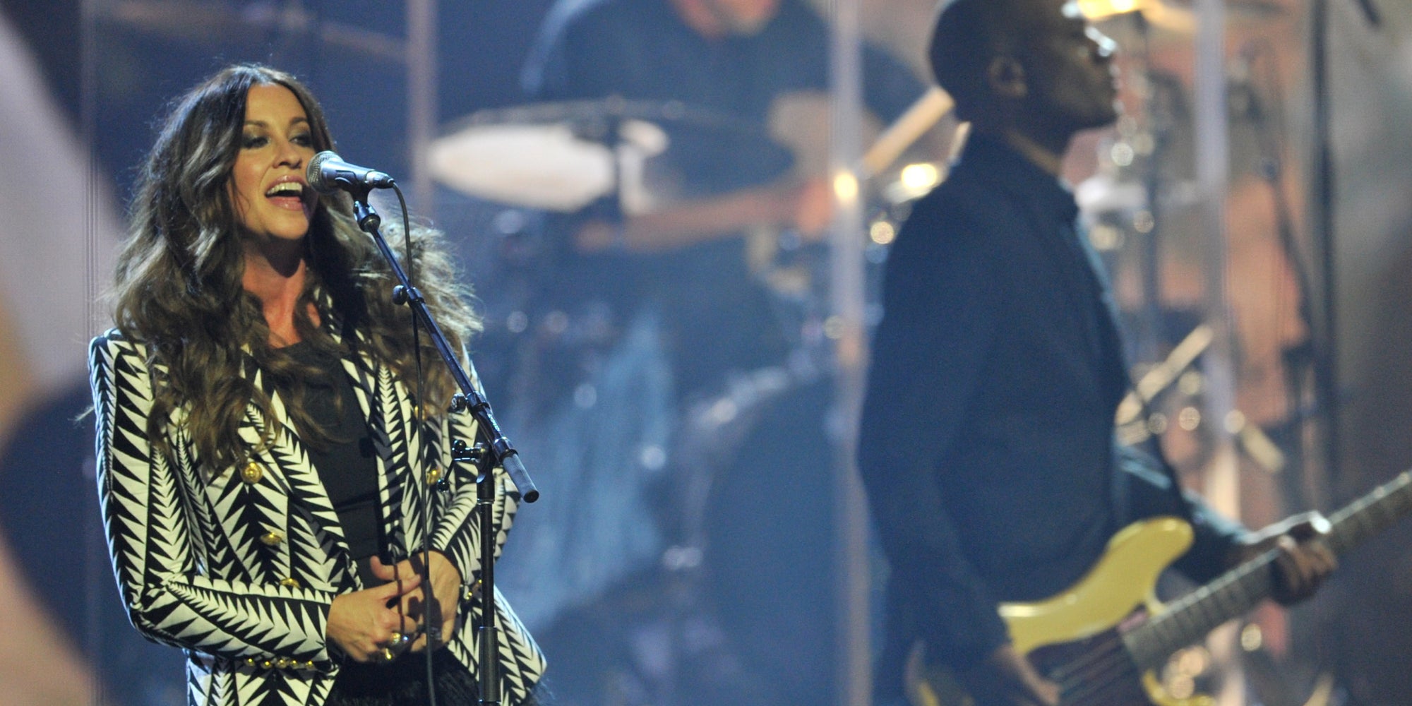 Alanis Morissette sur scène pour les JUNO Awards, le 15 mars 2015 à Hamilton, au Canada