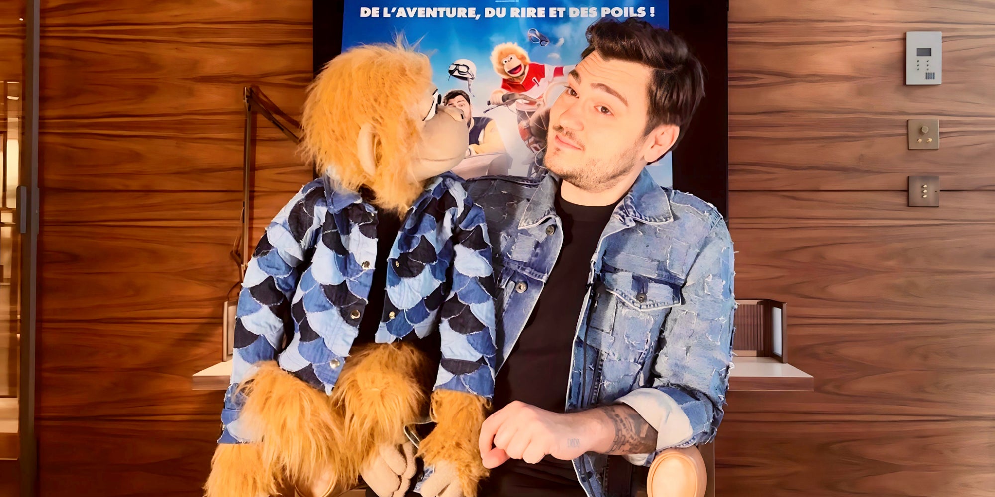 Rencontre avec les stars du film "Jeff Panacloc à la poursuite de Jean-Marc".