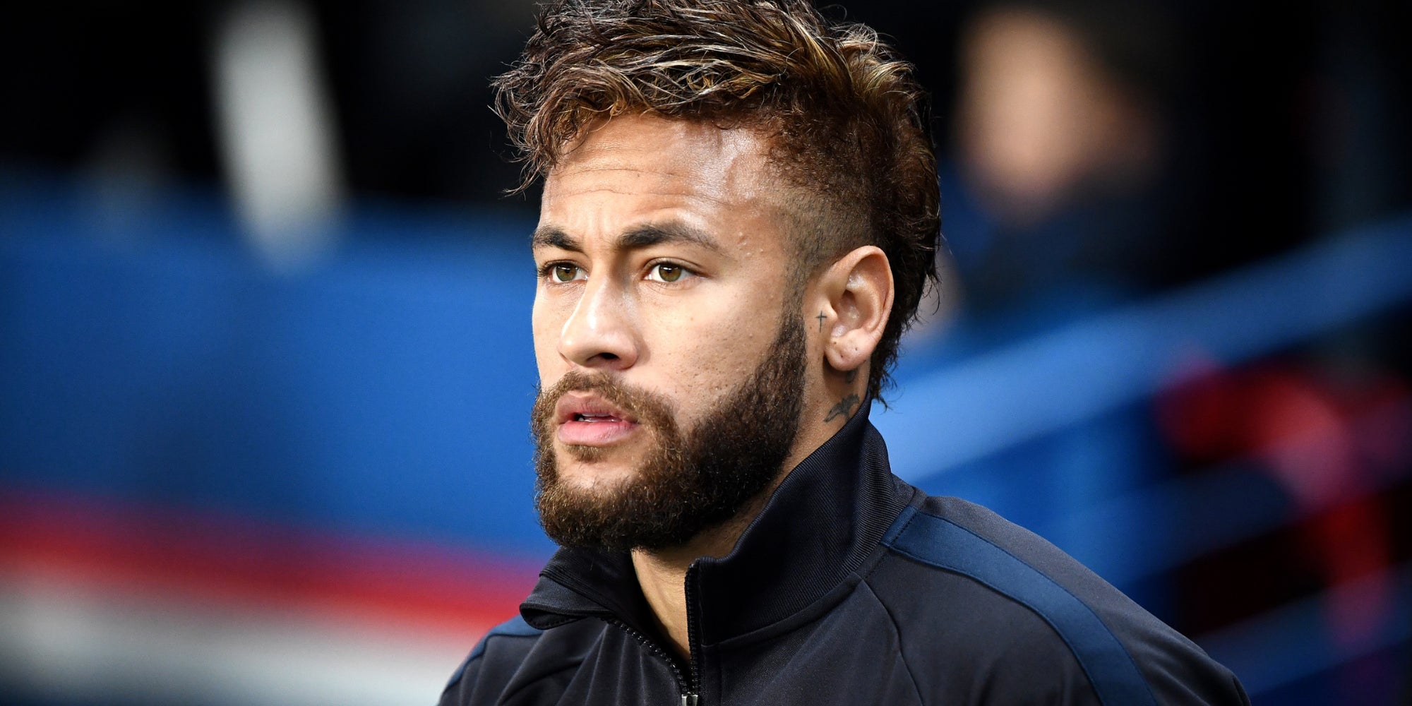  Neymar au match PSG - Lille au Parc des Princes, à Paris, le 22 novembre 2019.