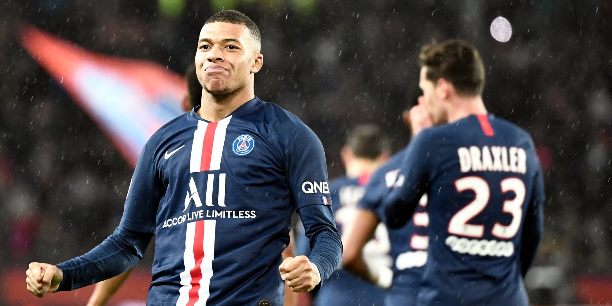 Kylian Mbappé lors du match de Ligue 1 PSG - Dijon, au Parc des Princes à Paris, le 29 février 2020.