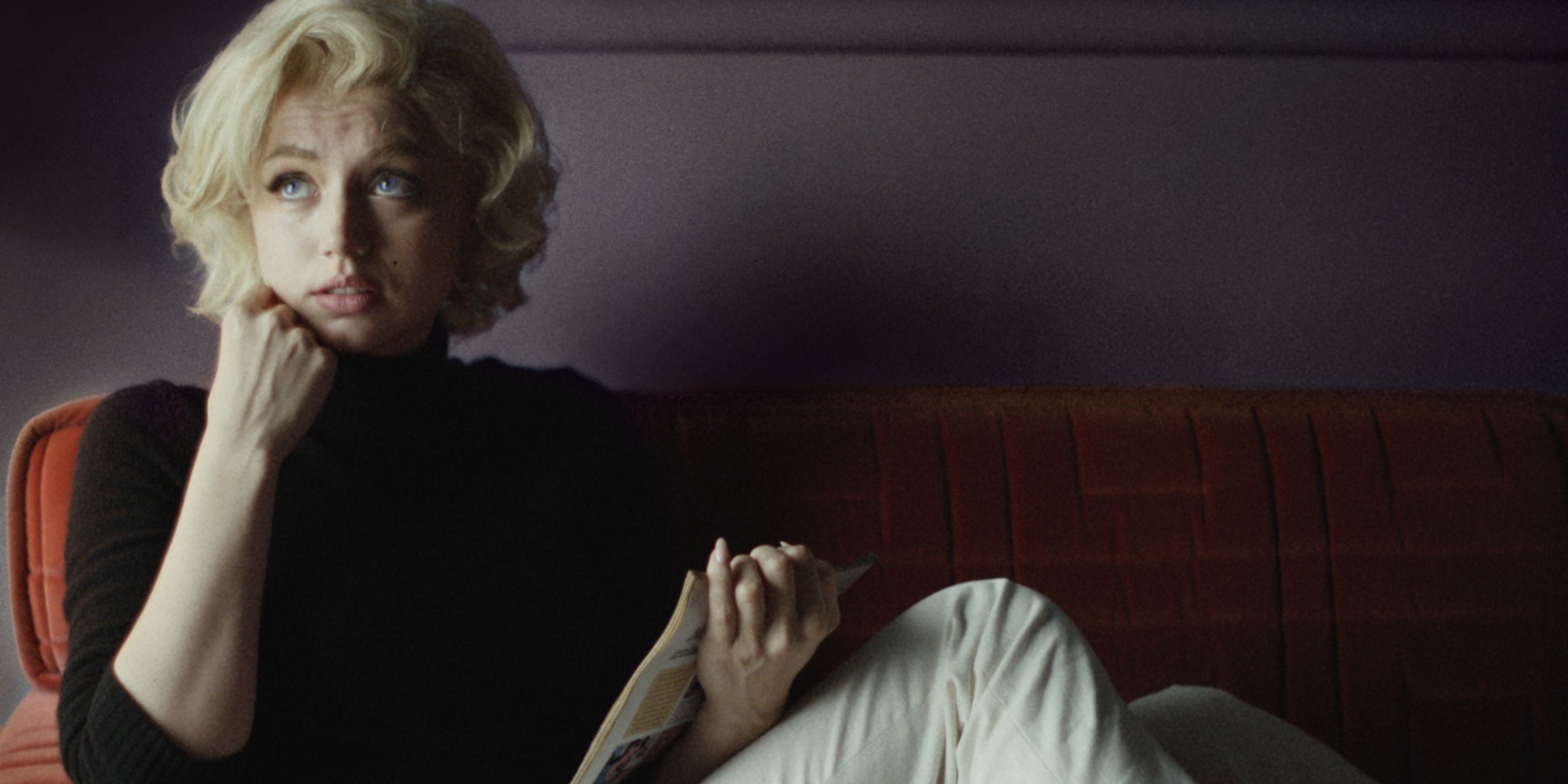 Ana de Armas, métamorphosée en Marilyn Monroe dans "Blonde".