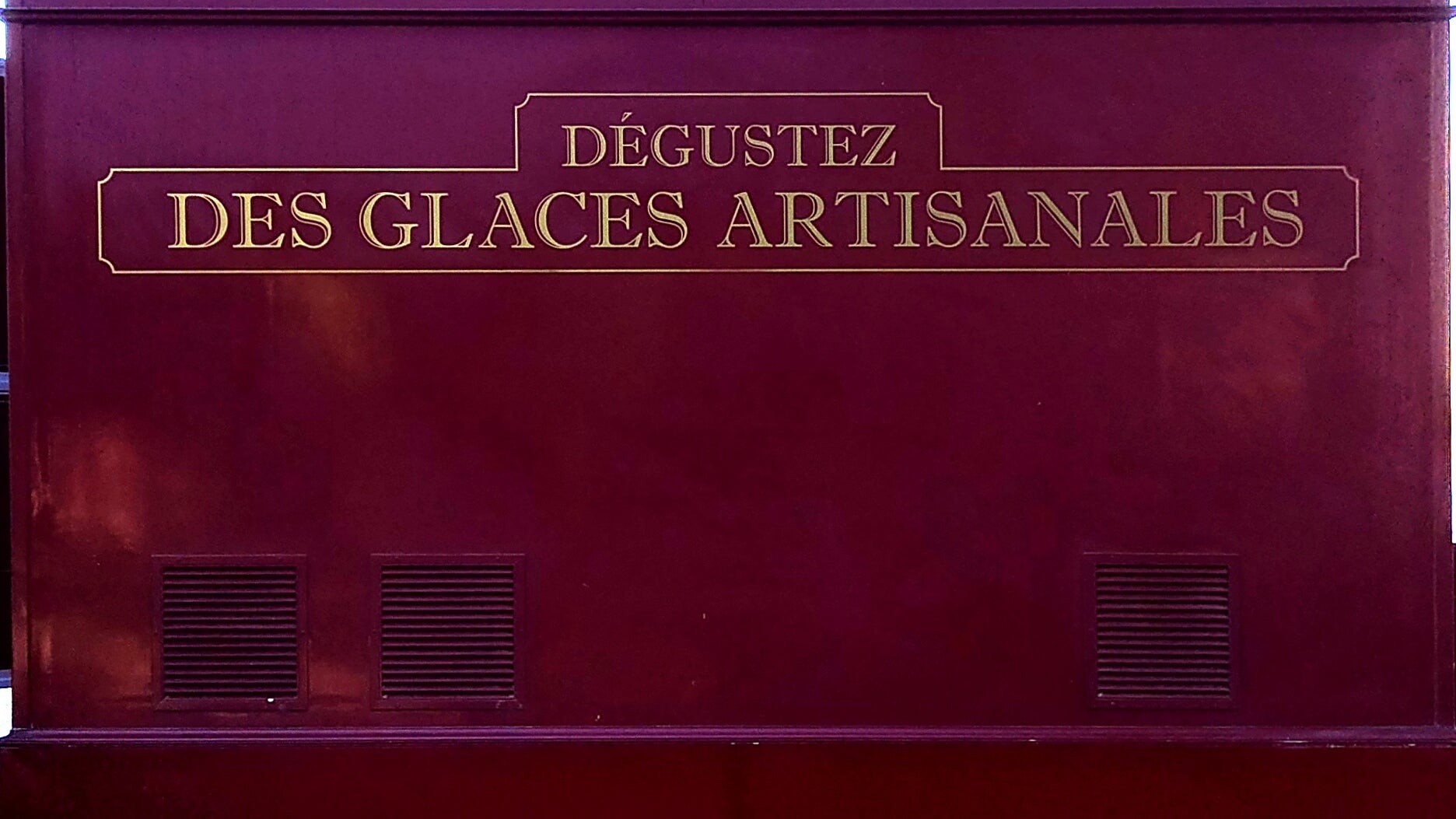 La même photo, mais prise avec le scanner de texte