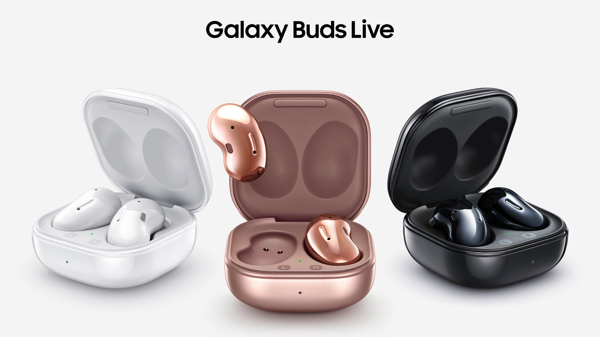 Les Galaxy Buds Live et leur look unique, en forme de beans