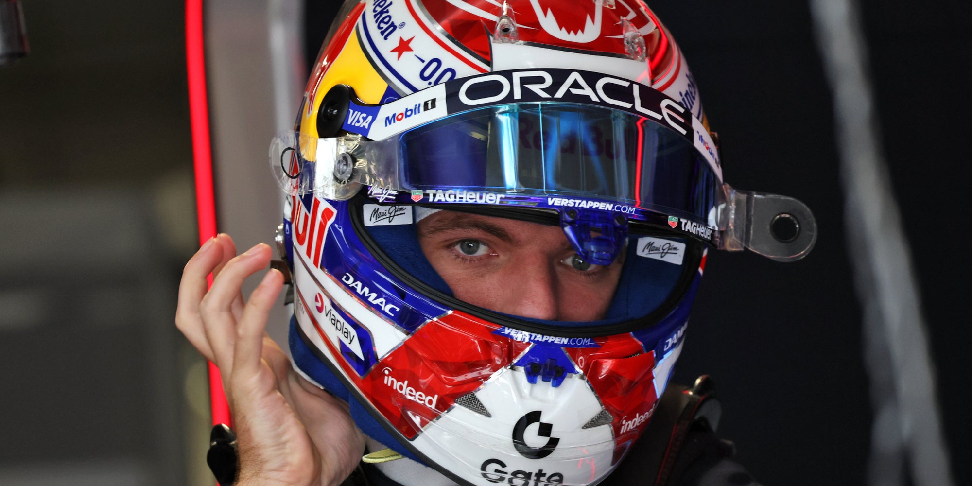 Max Verstappen, lors du Grand Prix d'Espagne à Madrid.
