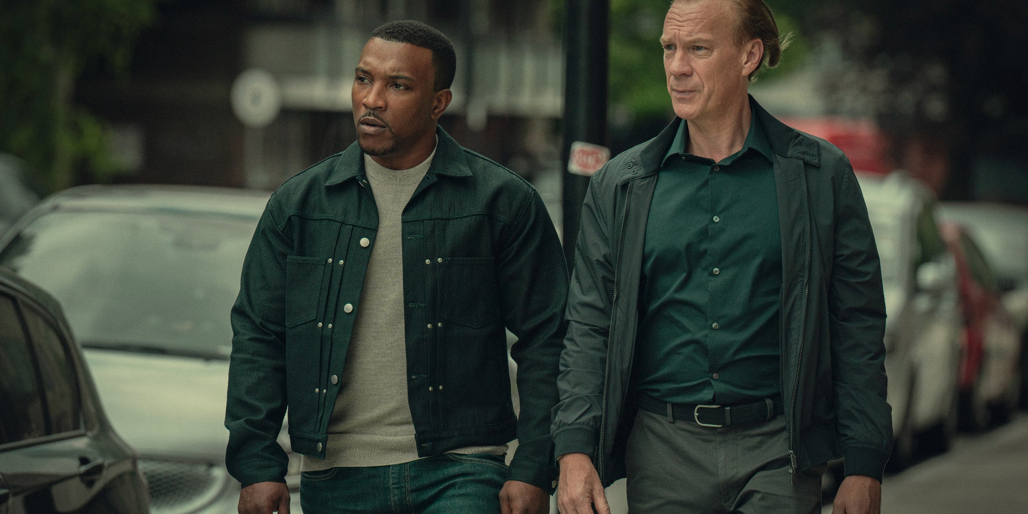 Dushane (Ashley Walters) et Jeffrey (Shaun Dingwall) dans la saison 3 de ''Top Boy'', disponible dès maintenant sur Netflix.