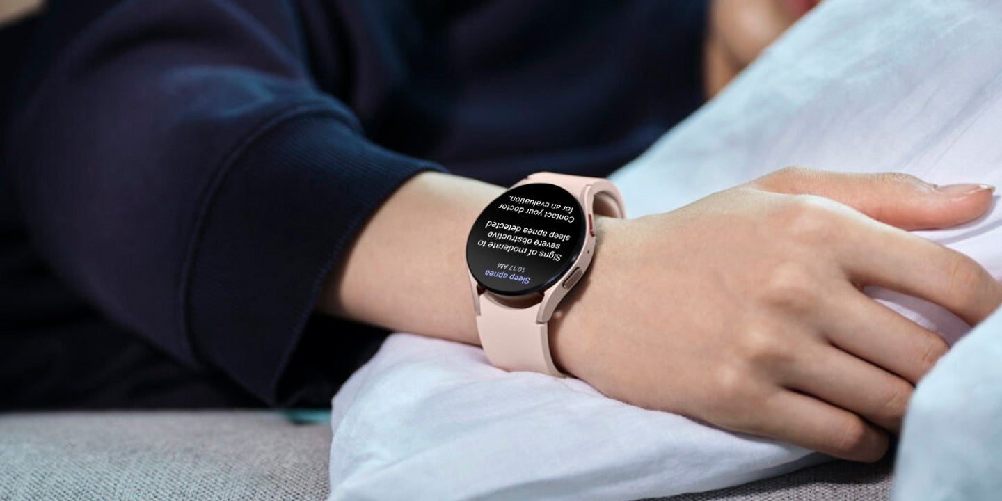 La Samsung Galaxy Watch veillera bientôt sur la bonne qualité de notre sommeil.