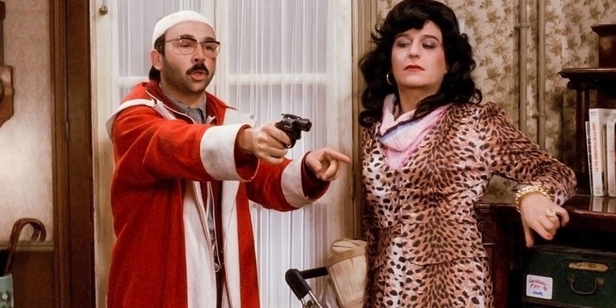 Gérard Jugnot et Christian Clavier dans ''Le Père Noël est une ordure''.