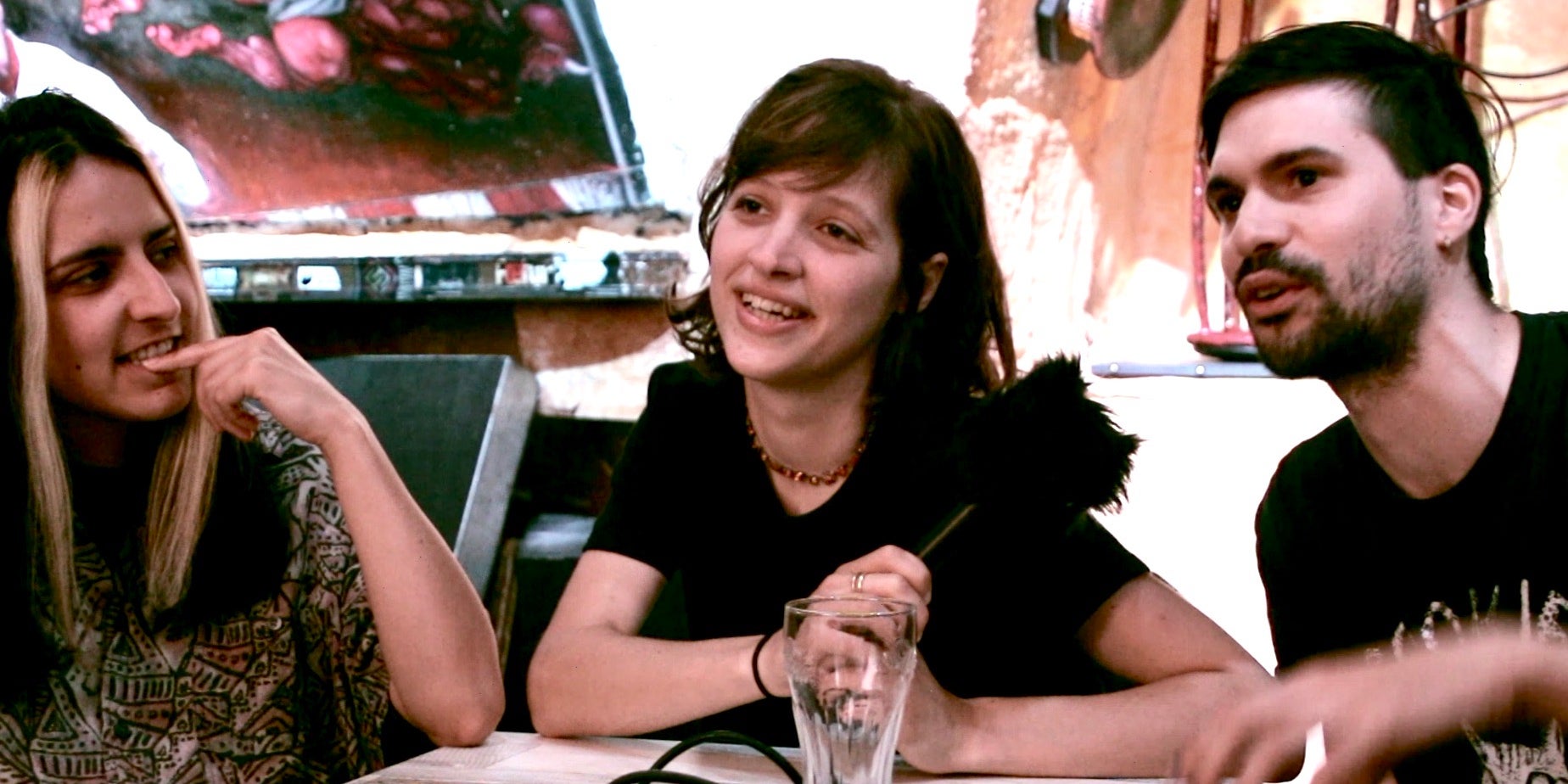 Lou, Madeleine et Greg : le trio de choc du groupe TOYBLOÏD. 