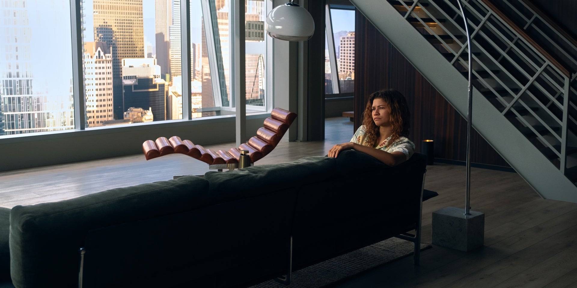 Zendaya alias Rue, personnage principal de la série "Euphoria".
