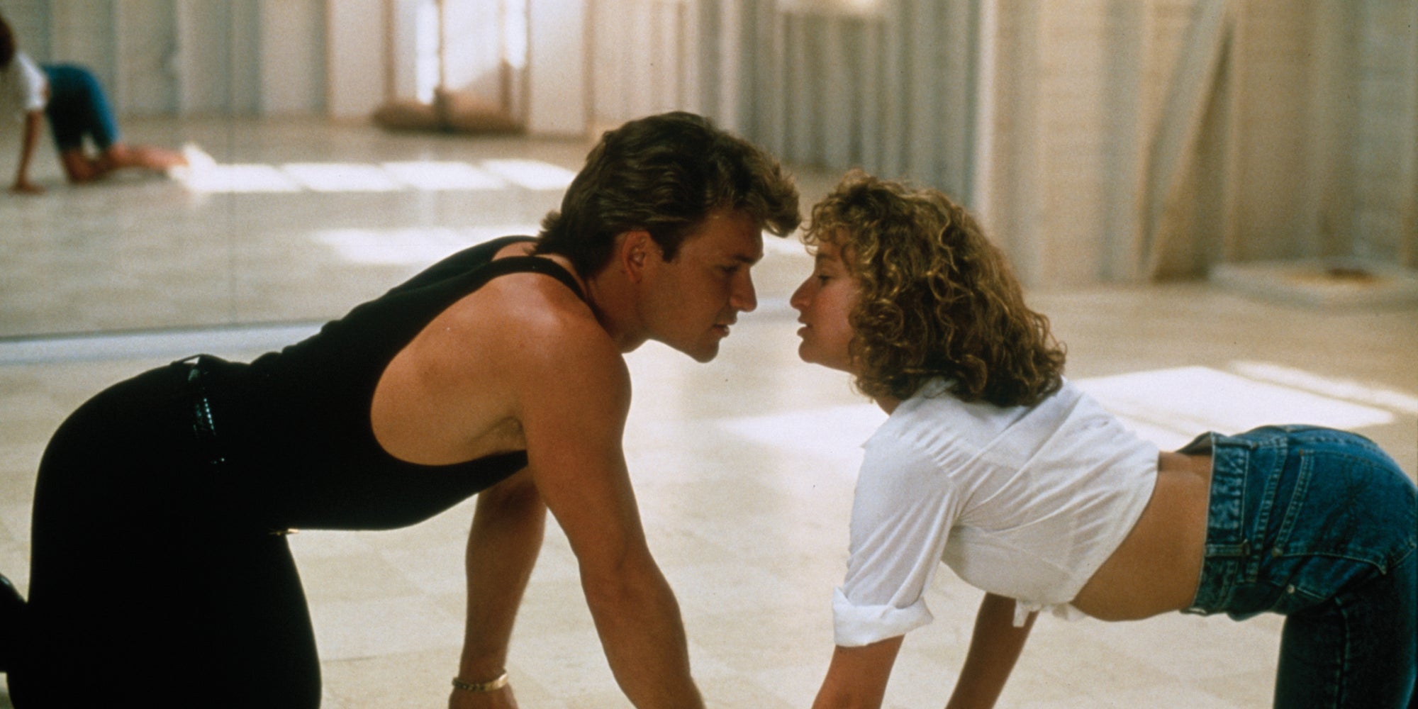 Johnny (Patrick Swayze) et Bébé (Jennifer Grey), les protagonistes principaux du film "Dirty Dancing" sorti en 1987.