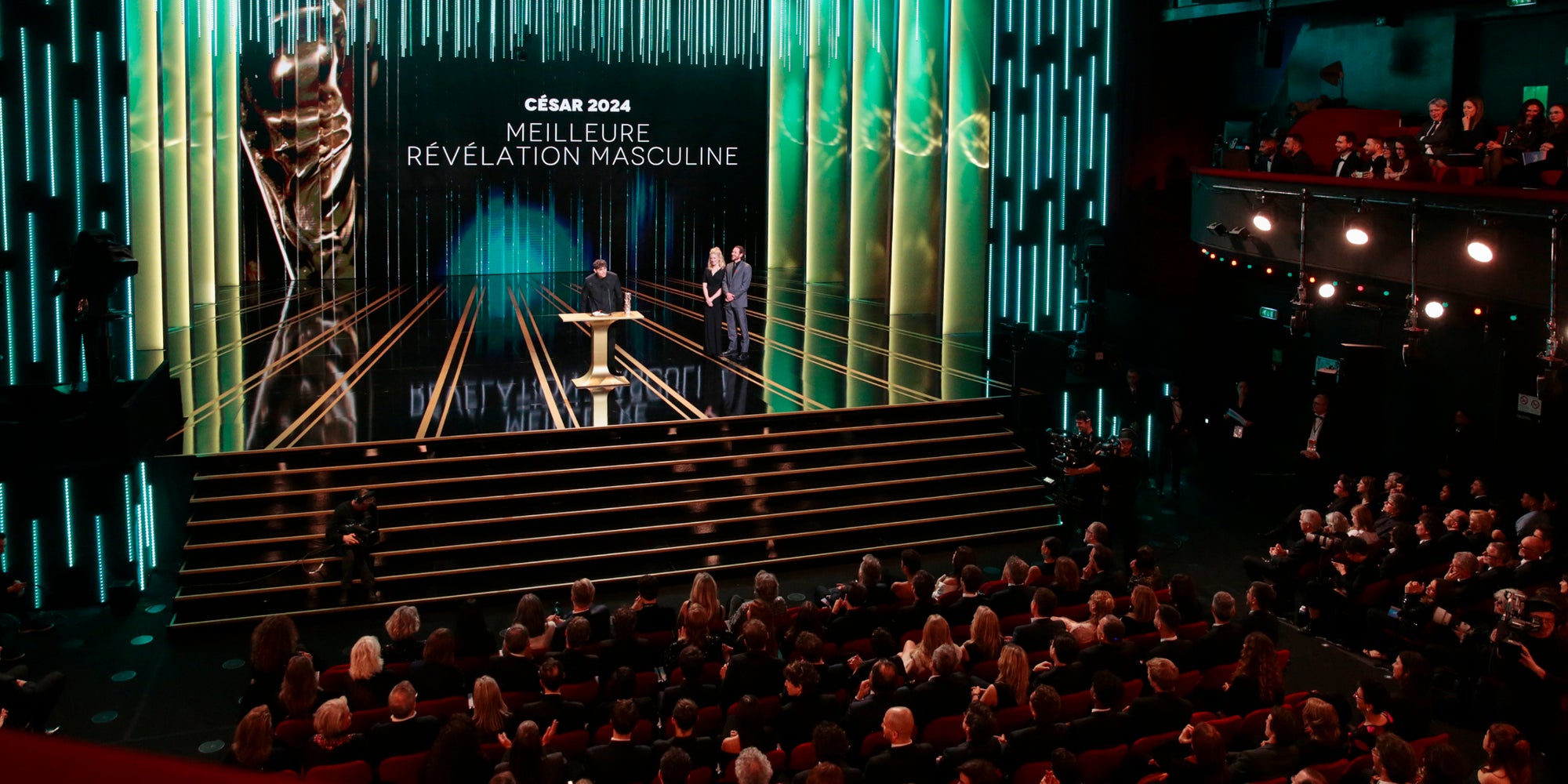 La 49e Cérémonie des Césars à l'Olympia le 23 février 2024. 