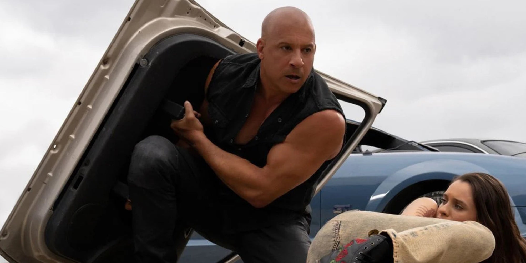 Dominic Toretto (Vin Diesel) et  Isabel Neves (Daniela Melchior) dans "Fast & Furious X". 