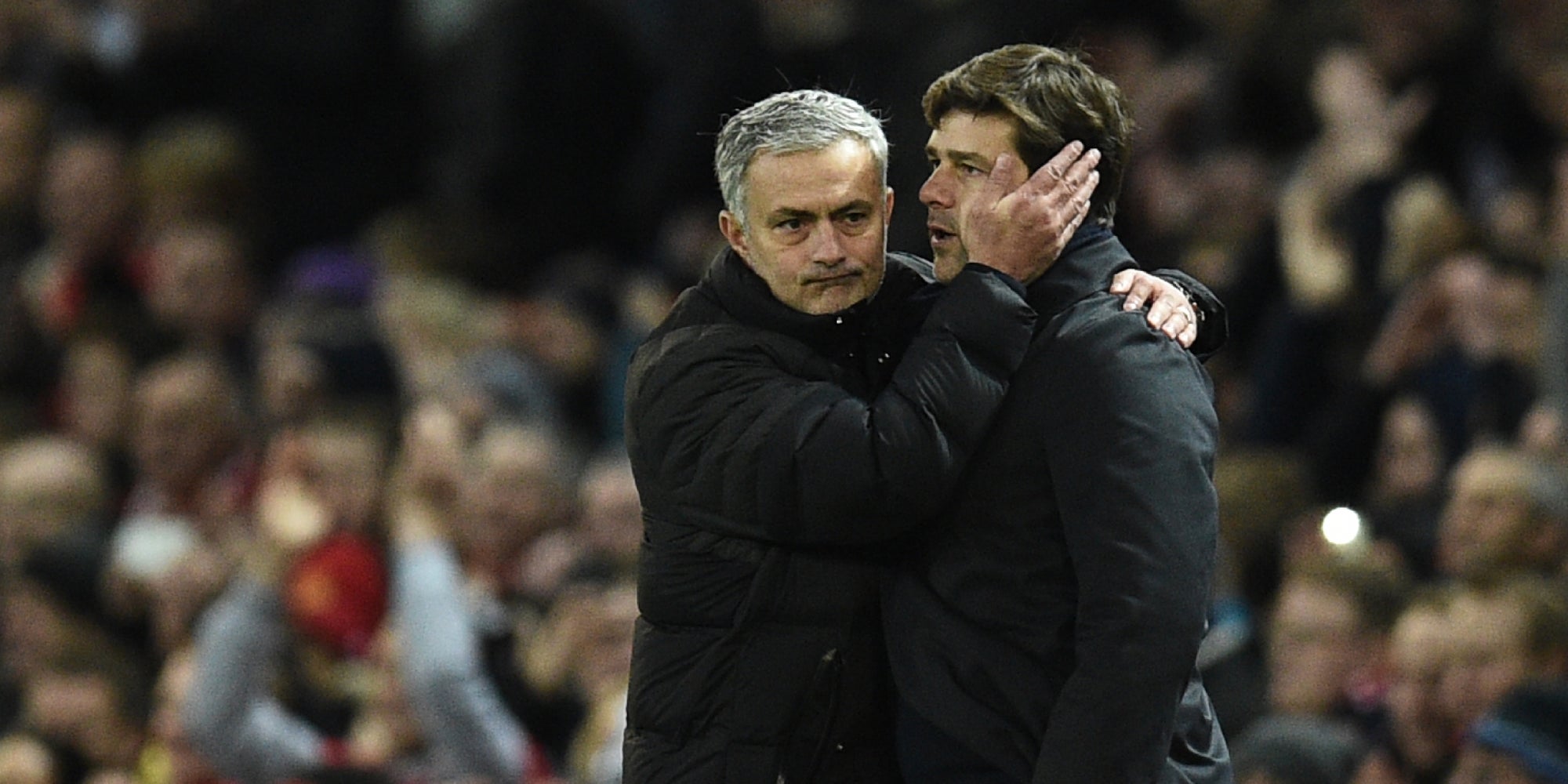 Quand José Mourinho et Mauricio Pochettino se croisaient, le 11 décembre 2018.