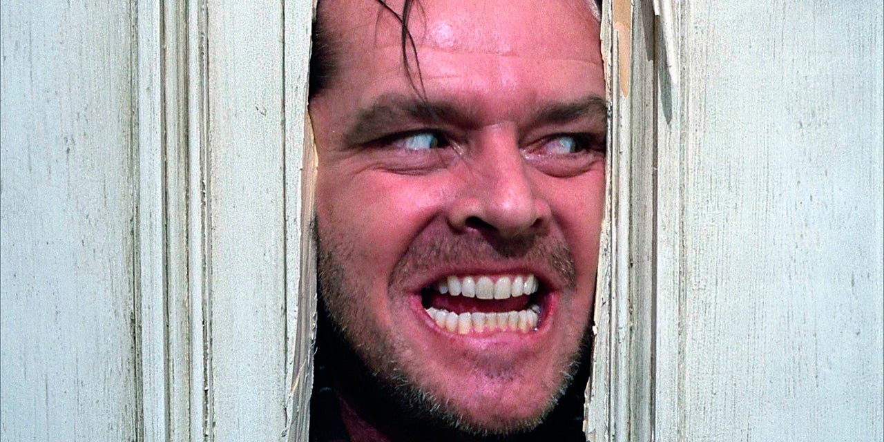 Jack Nicholson dans Shining de Stanley Kubrick.