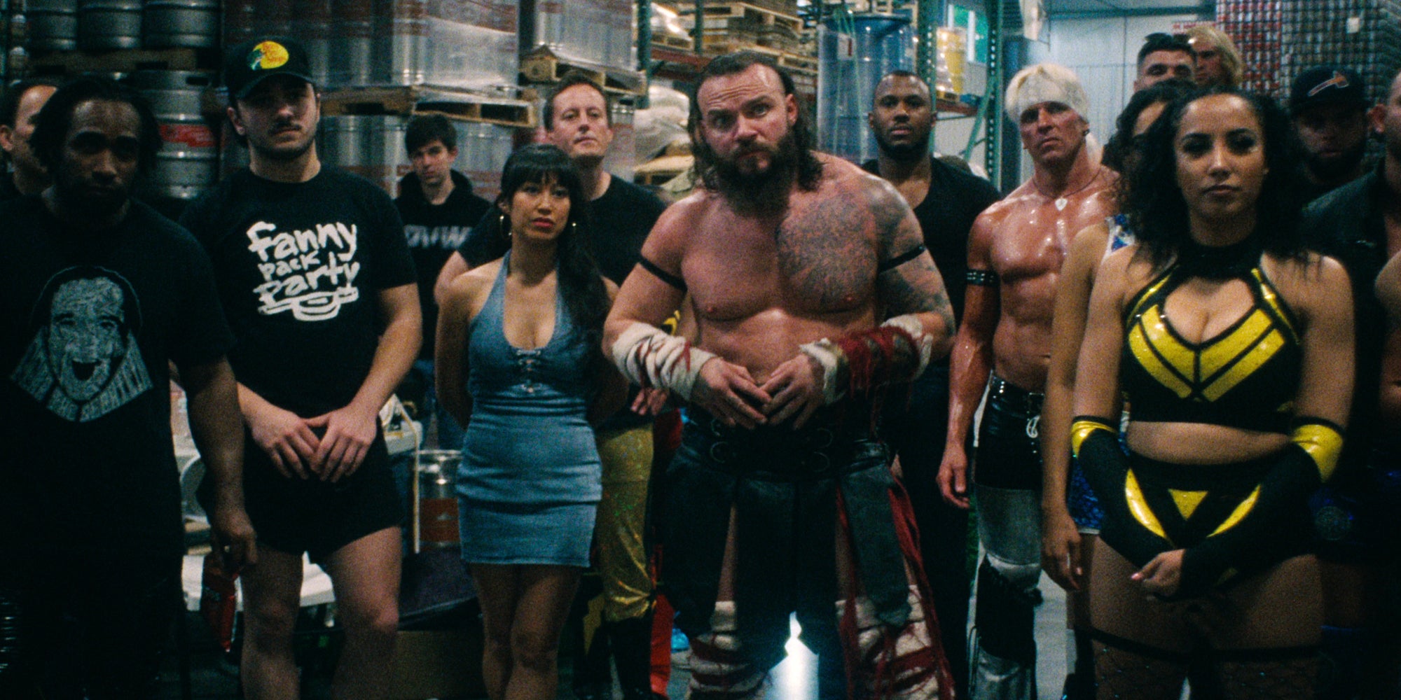 Les athlètes de l'Ohio Valley Wrestling, à retrouver dans la série documentaire ''Le catch dans la peau'', disponible dès maintenant sur Netflix.