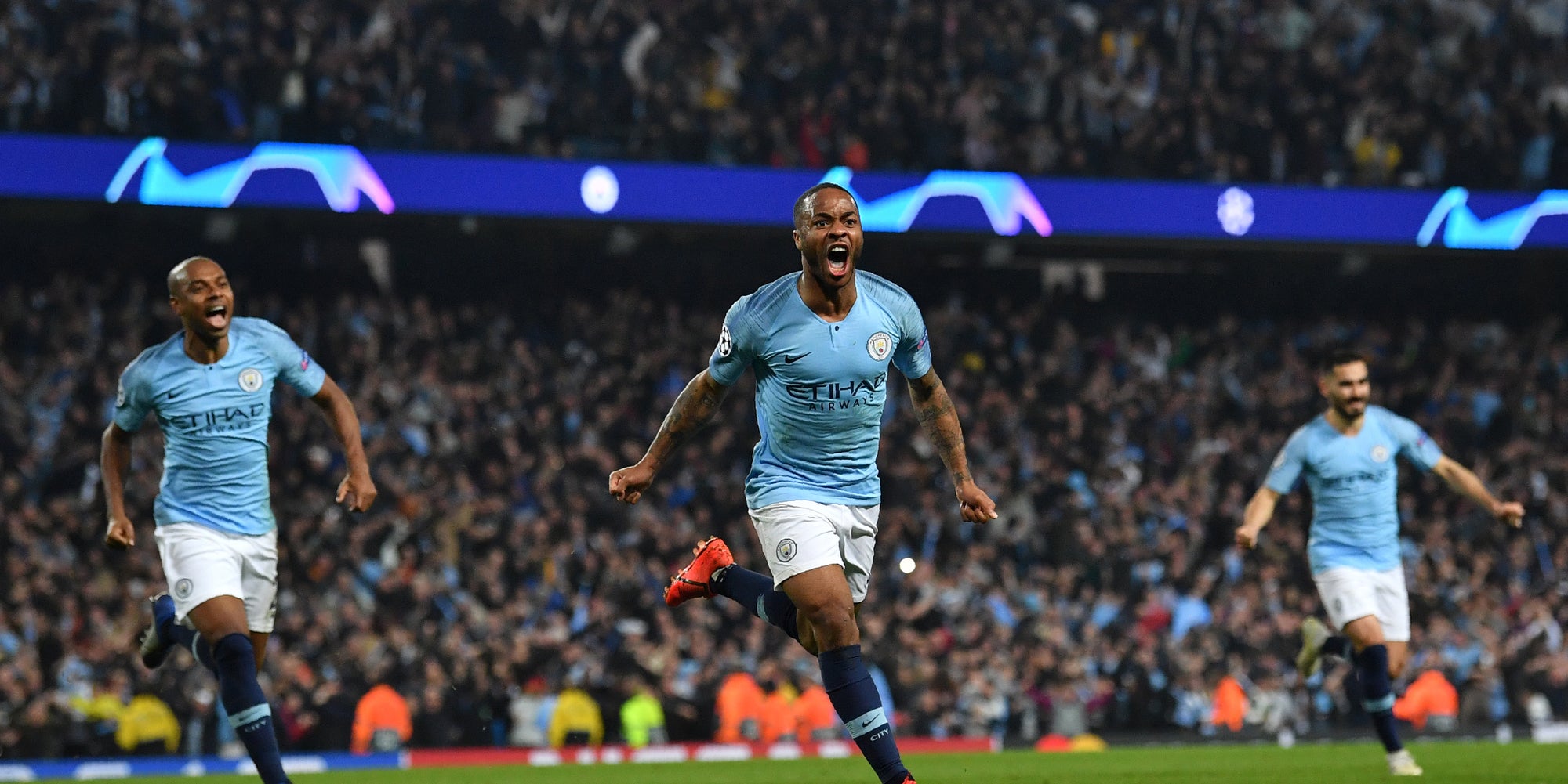 L'attaquant anglais Raheem Sterling a changé de dimension depuis l'arrivée de Pep Guardiola à Manchester City